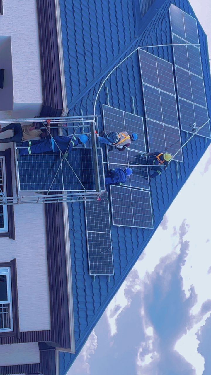 Home solar installation