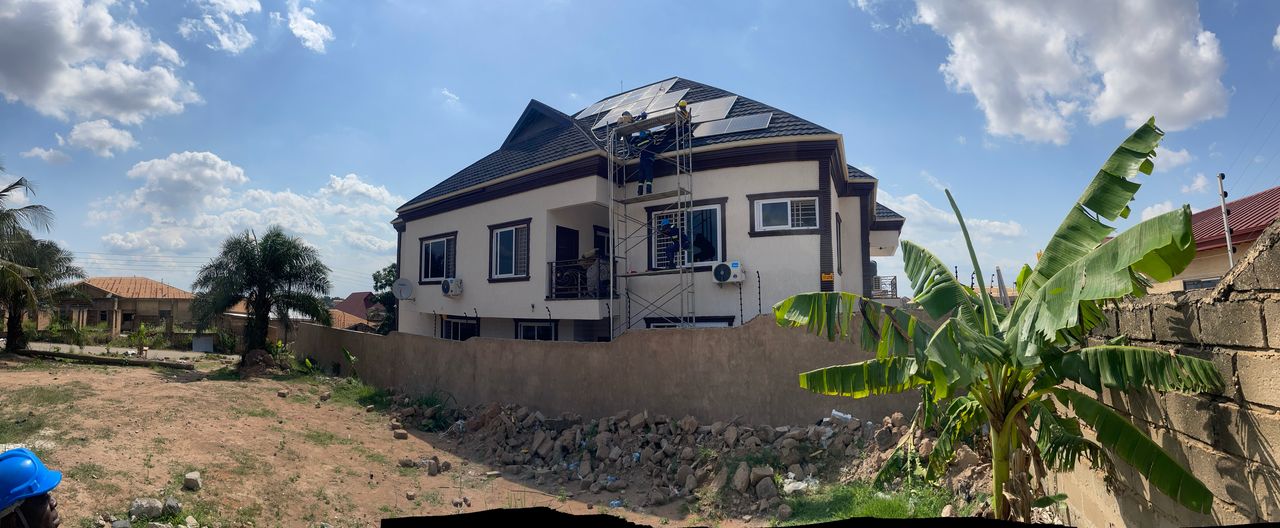 Modern home solar in Tema